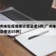 【广州本轮疫情累计感染者9例,广州本轮疫情感染者达85例】
